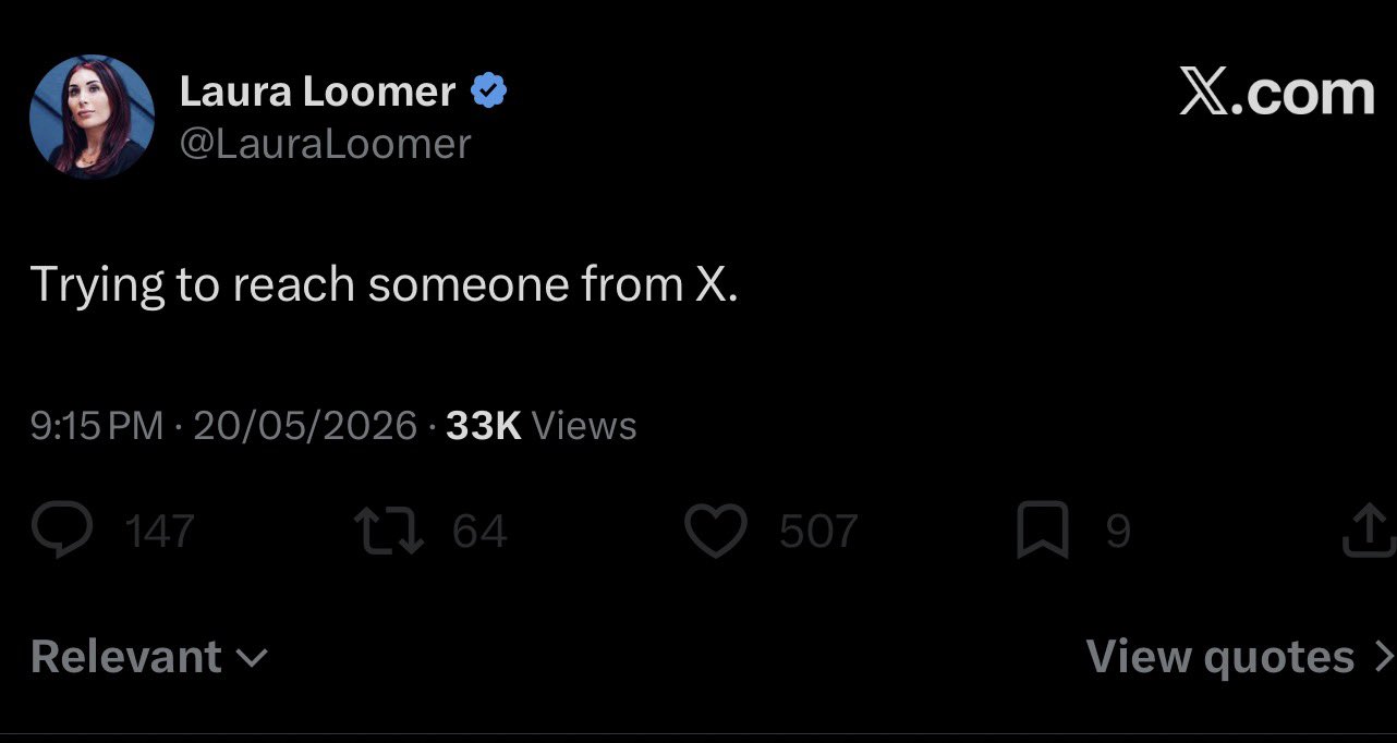 Image in @Wallface's post: No one at X is volunteering to deal with her 😂 https://t.co/fAekS3wo4R