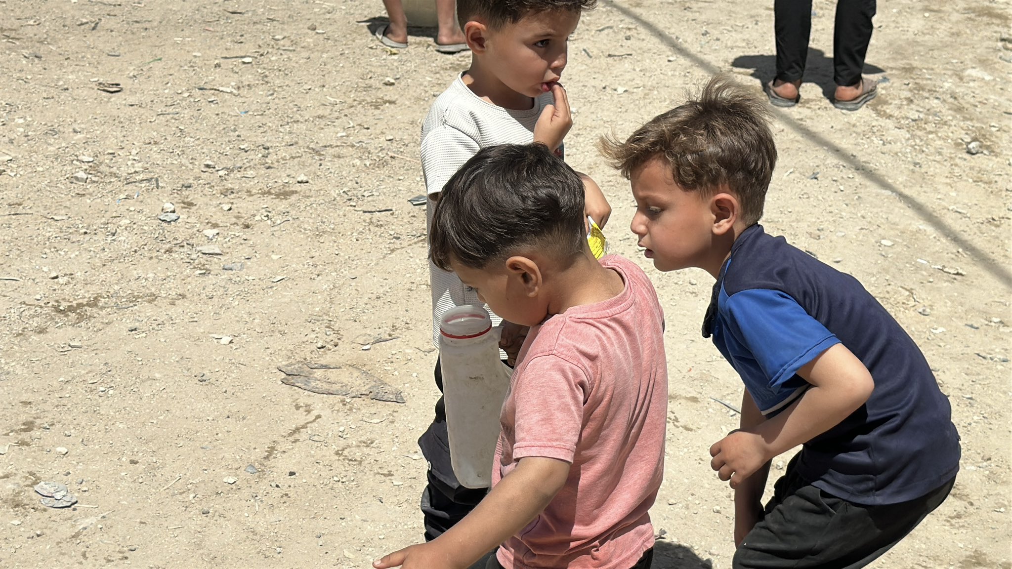 Image in @sneako's post: Clean water distribution in North Gaza thanks to contributions from the love speech charity raised …