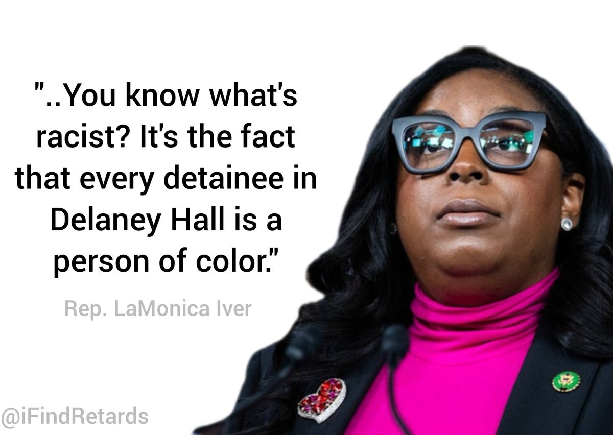 Image in @IfindRetards's post: Of course everyone is a "person of color" at Delaney Hall, it's an immigration and federal detentio…