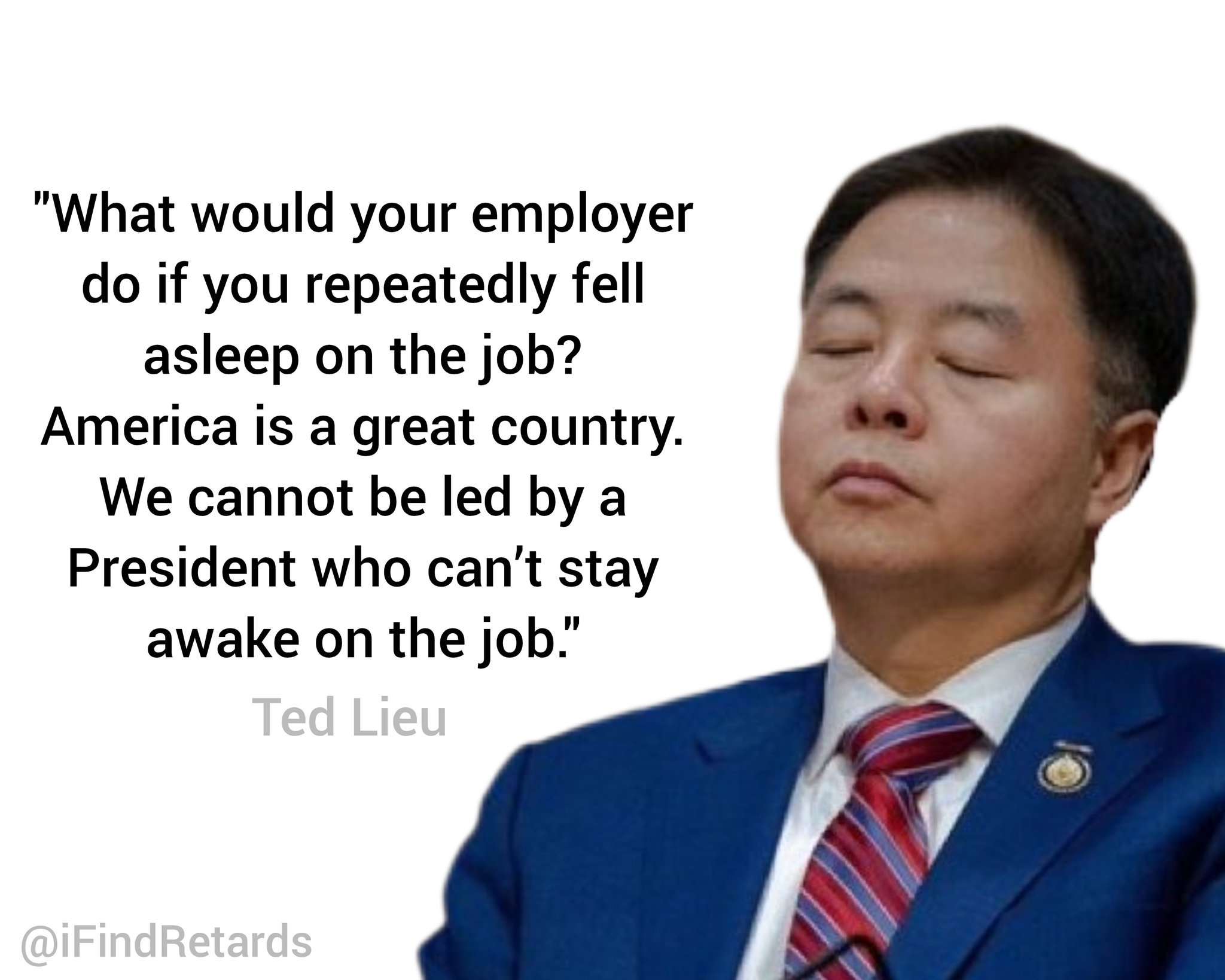 Image in @IfindRetards's post: Sleeping retard has something to say about sleeping on the job. https://t.co/YAQ2tNtbHi