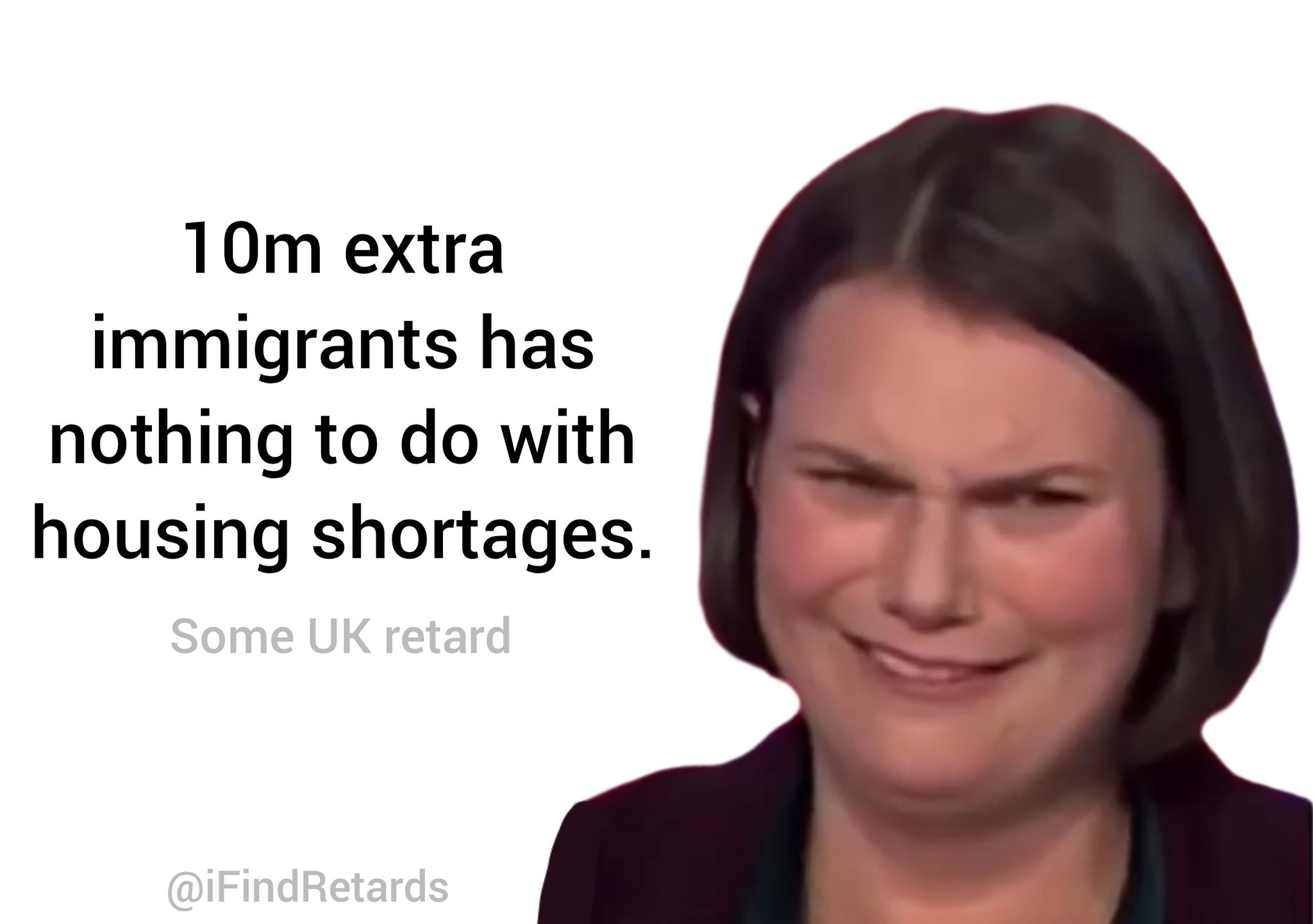Image in @IfindRetards's post: She was so confidently retarded too. How can anyone think this? https://t.co/n3G12wUwej