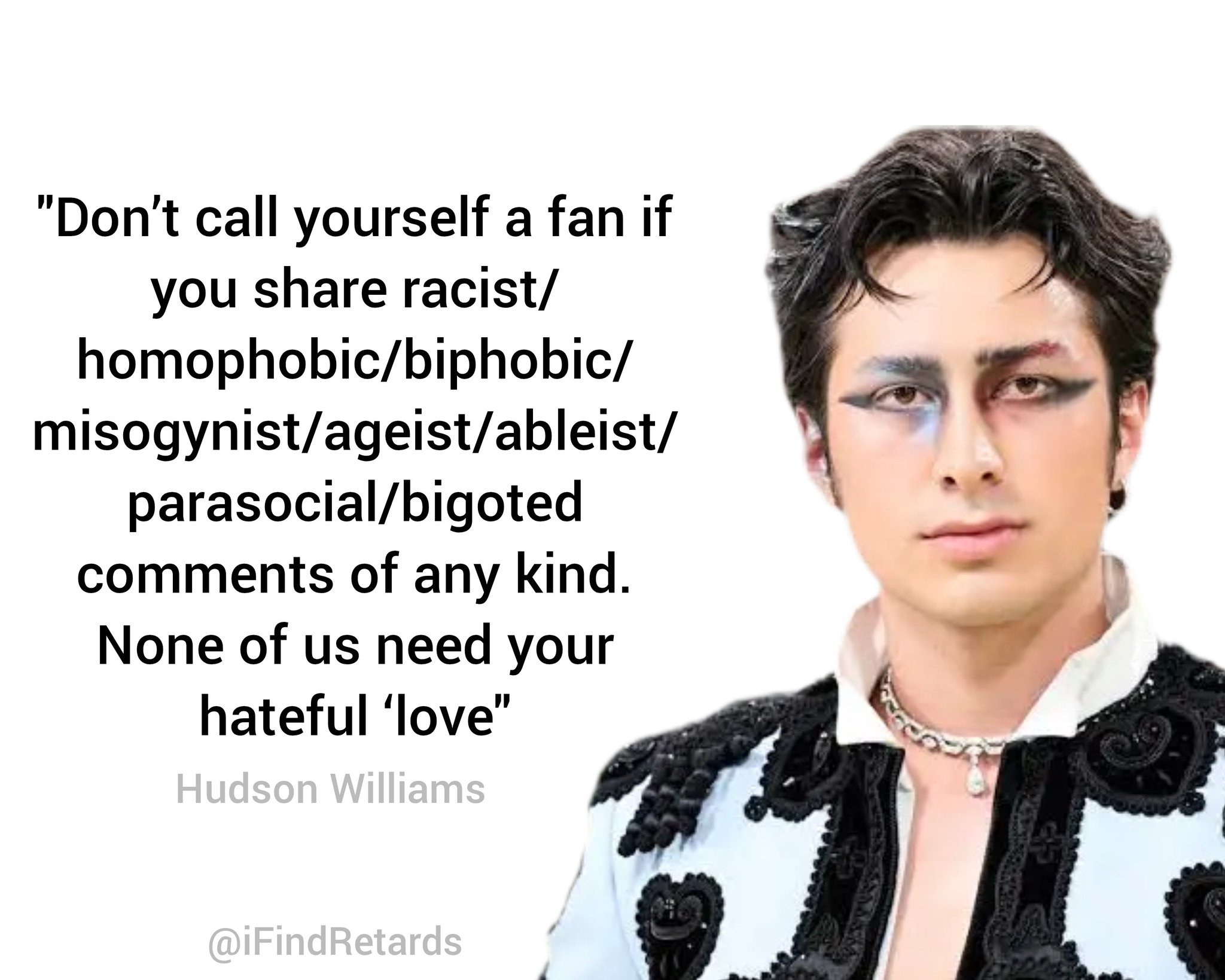 Image in @IfindRetards's post: Old photos of this retard just resurfaced showing a swastika drawn on his face.
They're all hypocr…