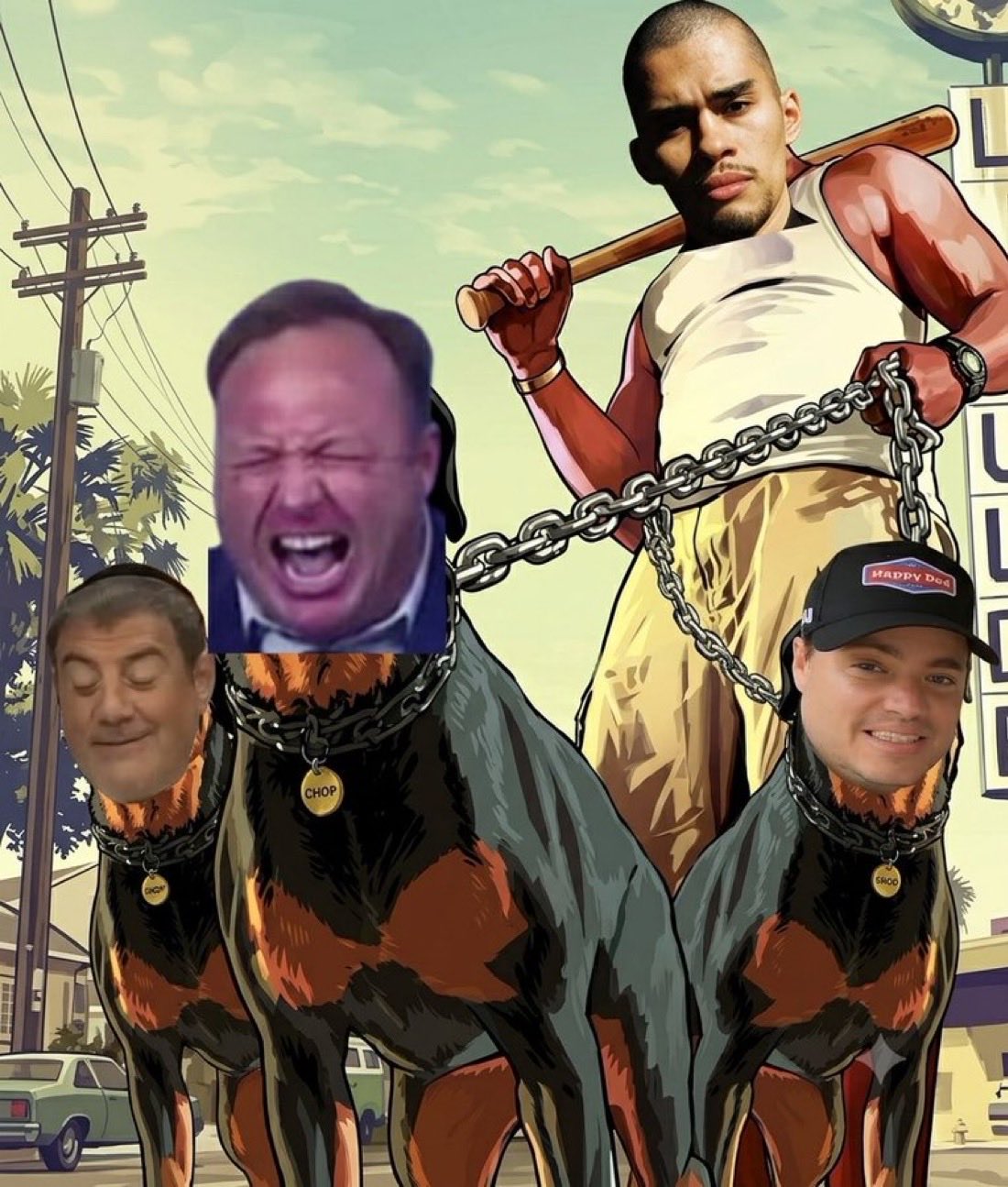 Image in @sneako's post: The right wing are really just woke libtards who cry for censorship when Islam destroys their degen…