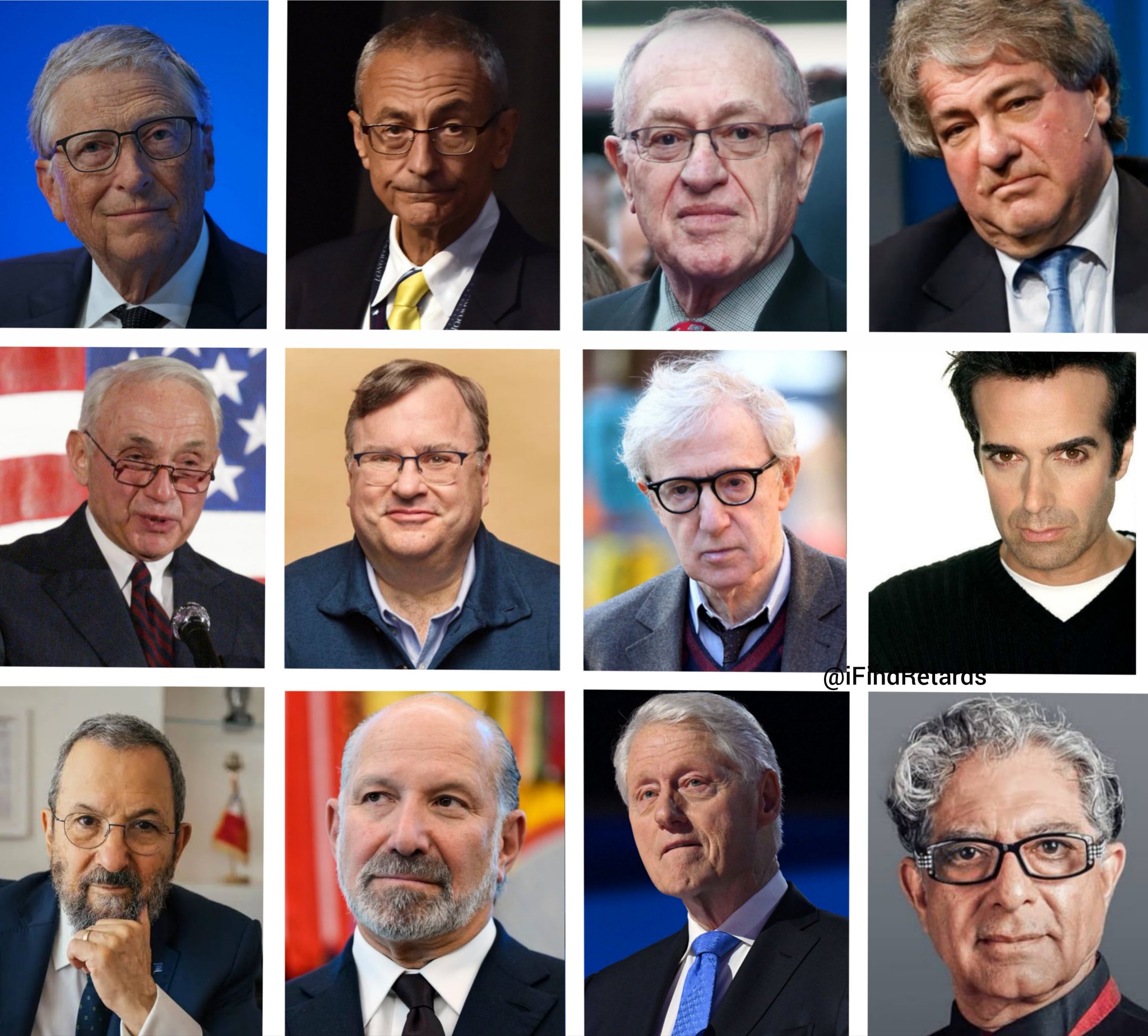 Image in @IfindRetards's post: While we're on the subject of arresting people, the Epstein files produced some candidates. https:/…