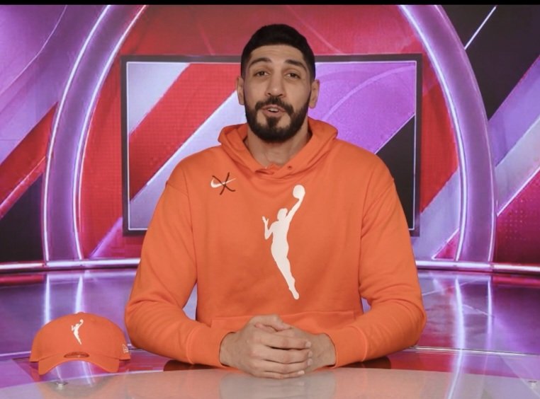 Image in @IfindRetards's post: Enes Kanter Freedom single handedly dismantled every argument retards had for men in women’s sports…
