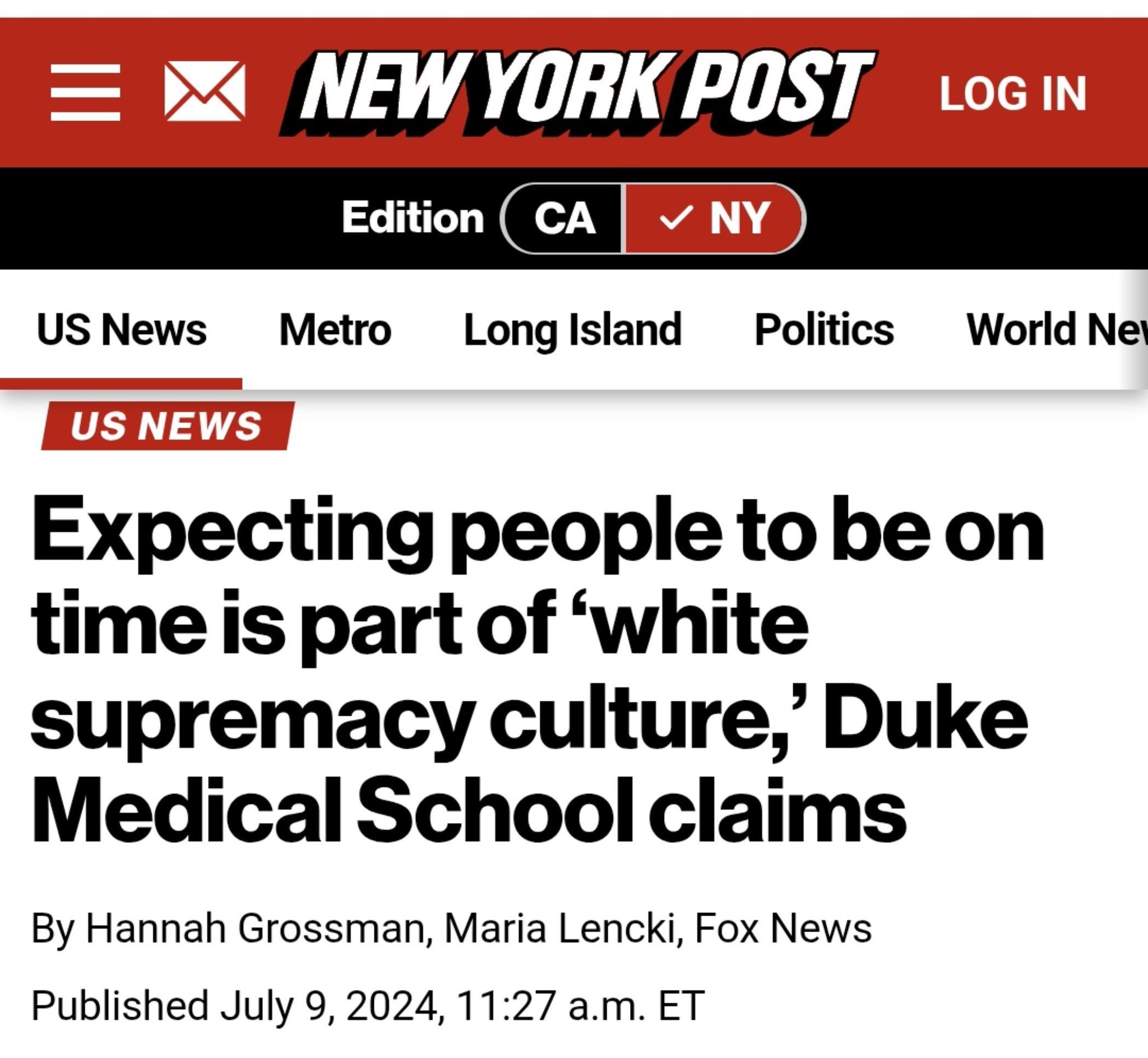 Image in @IfindRetards's post: Being punctual is racist. https://t.co/HZl995L2n0