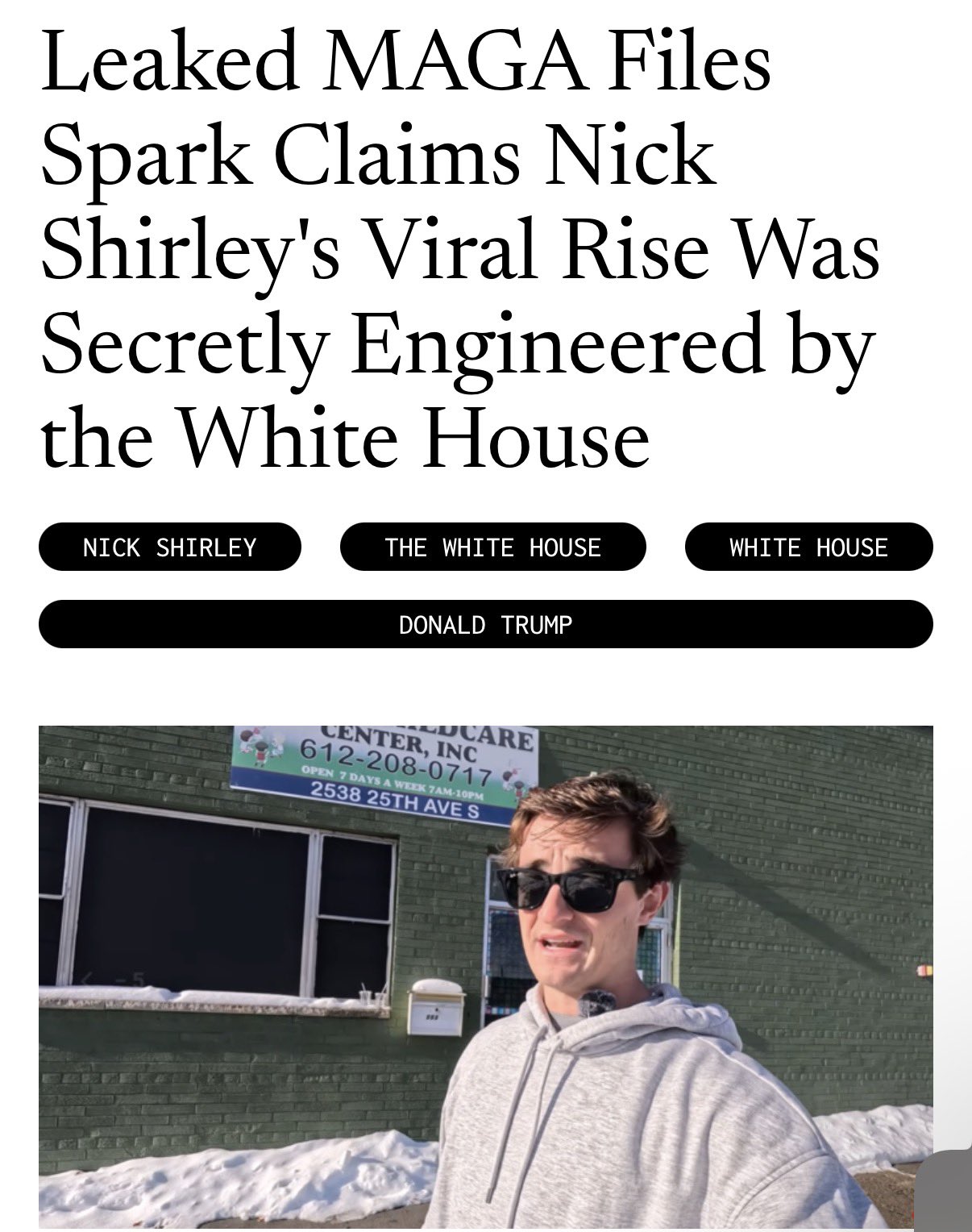 Image in @sneako's post: You're telling me this little retard being astroturfed by Elon Musk, JD Vance, Howard Lutnick, Tomm…