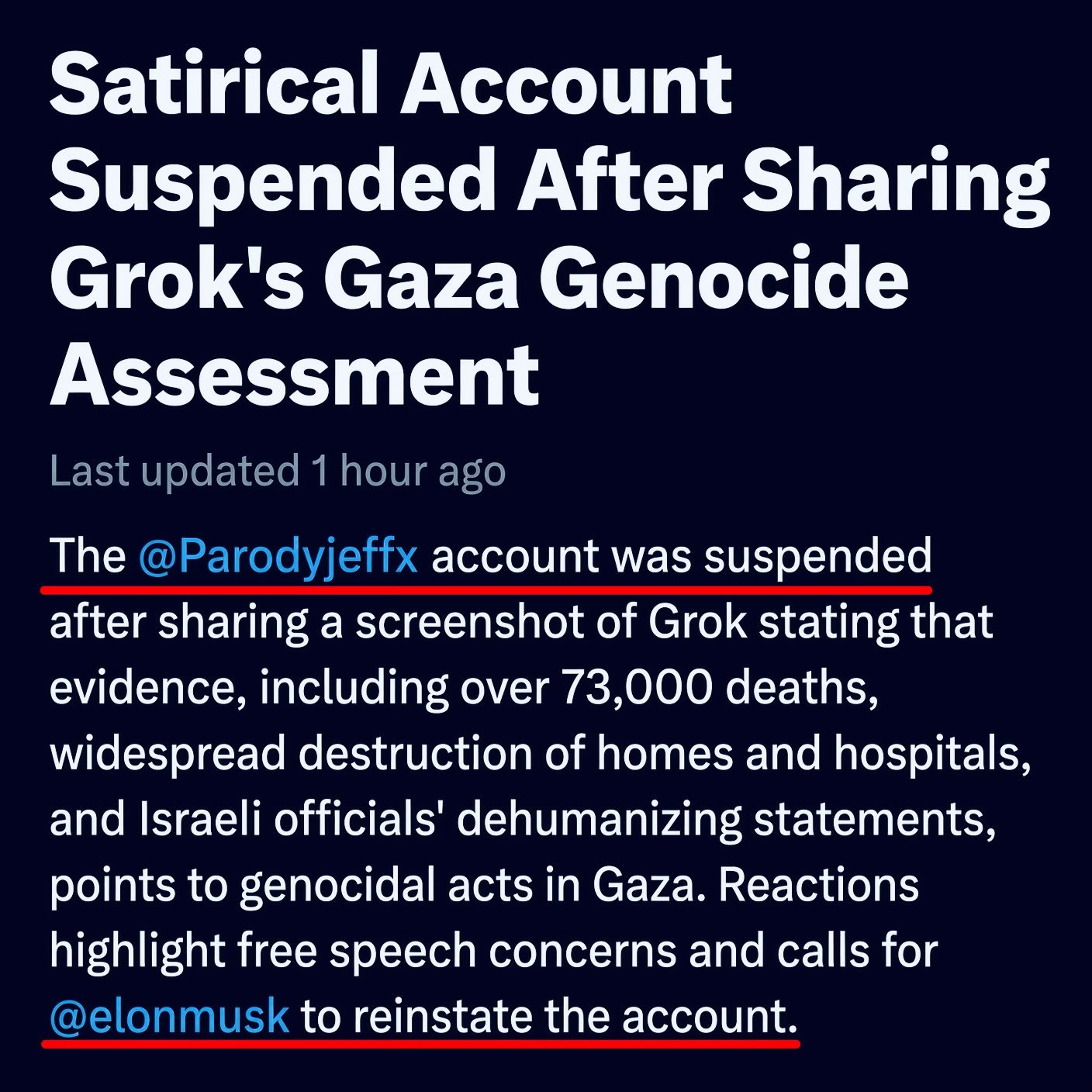 Image in @RabbiJeffx's post: Over 200,000 people have now ERUPTED over the @Parodyjeffx suspension.
This isn’t dying down. It’s…
