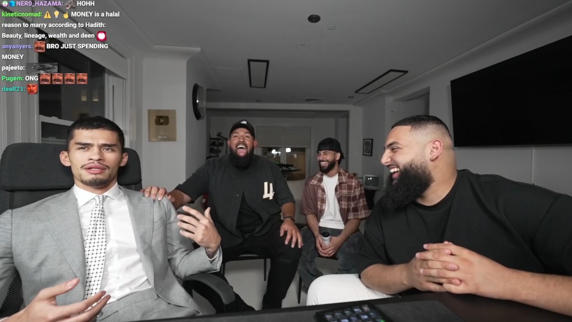 Image in @sneako's post: W stream shout out to @muslimorthodoxy @omgAdamSaleh and @Iamthewarner https://t.co/xWNTtXVUMF
