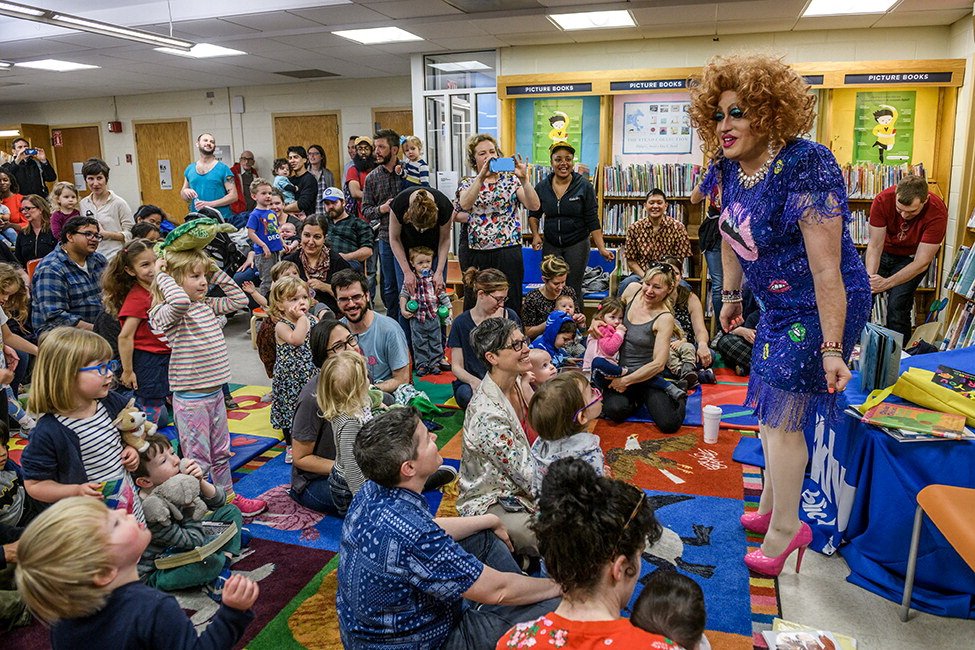 Image in @IfindRetards's post: If you're a parent knowingly allowing your children to be exposed to this degeneracy, you're retard…