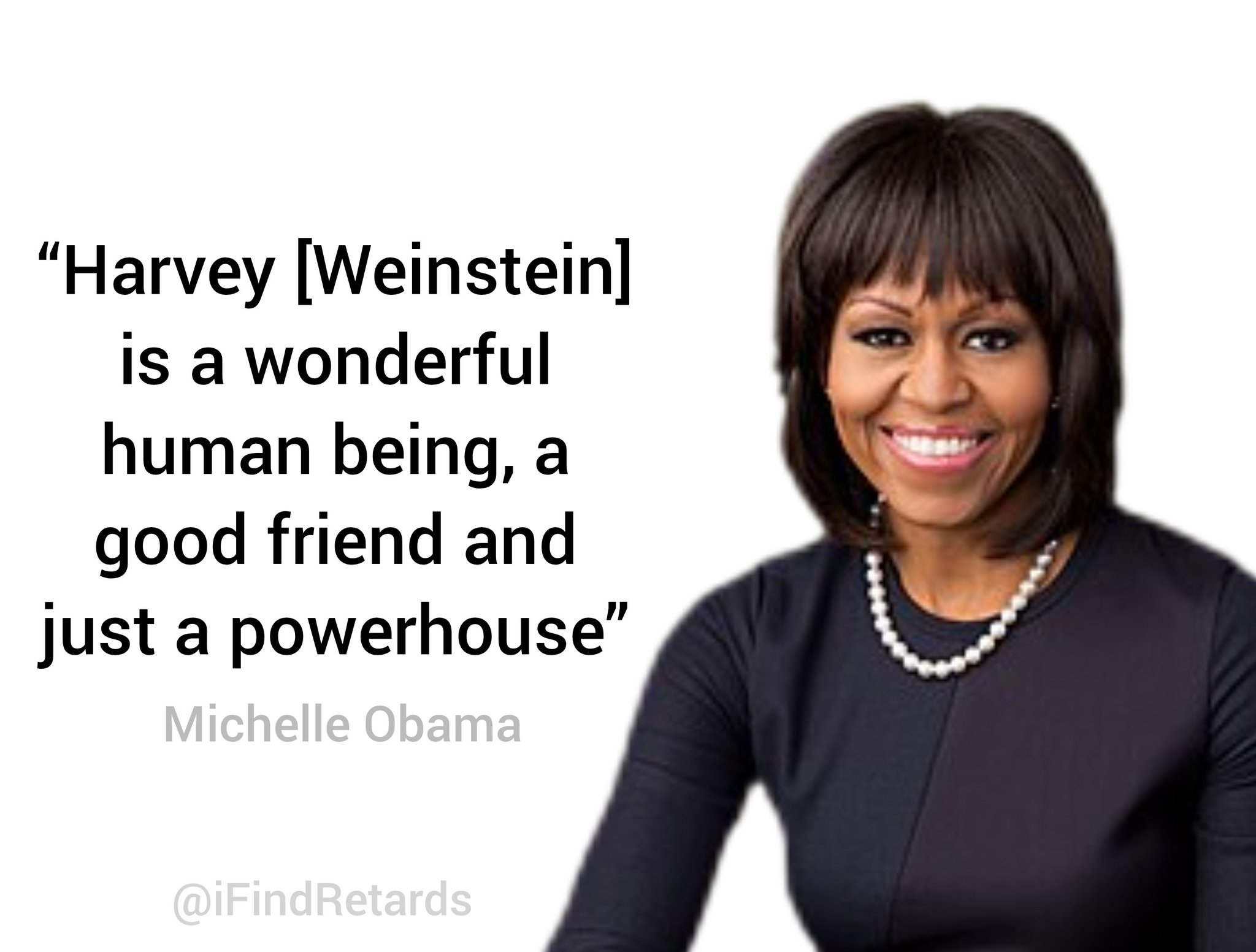 Image in @IfindRetards's post: Michelle's good friend just got 15 years prison.
Interesting how all these powerful people are fr…