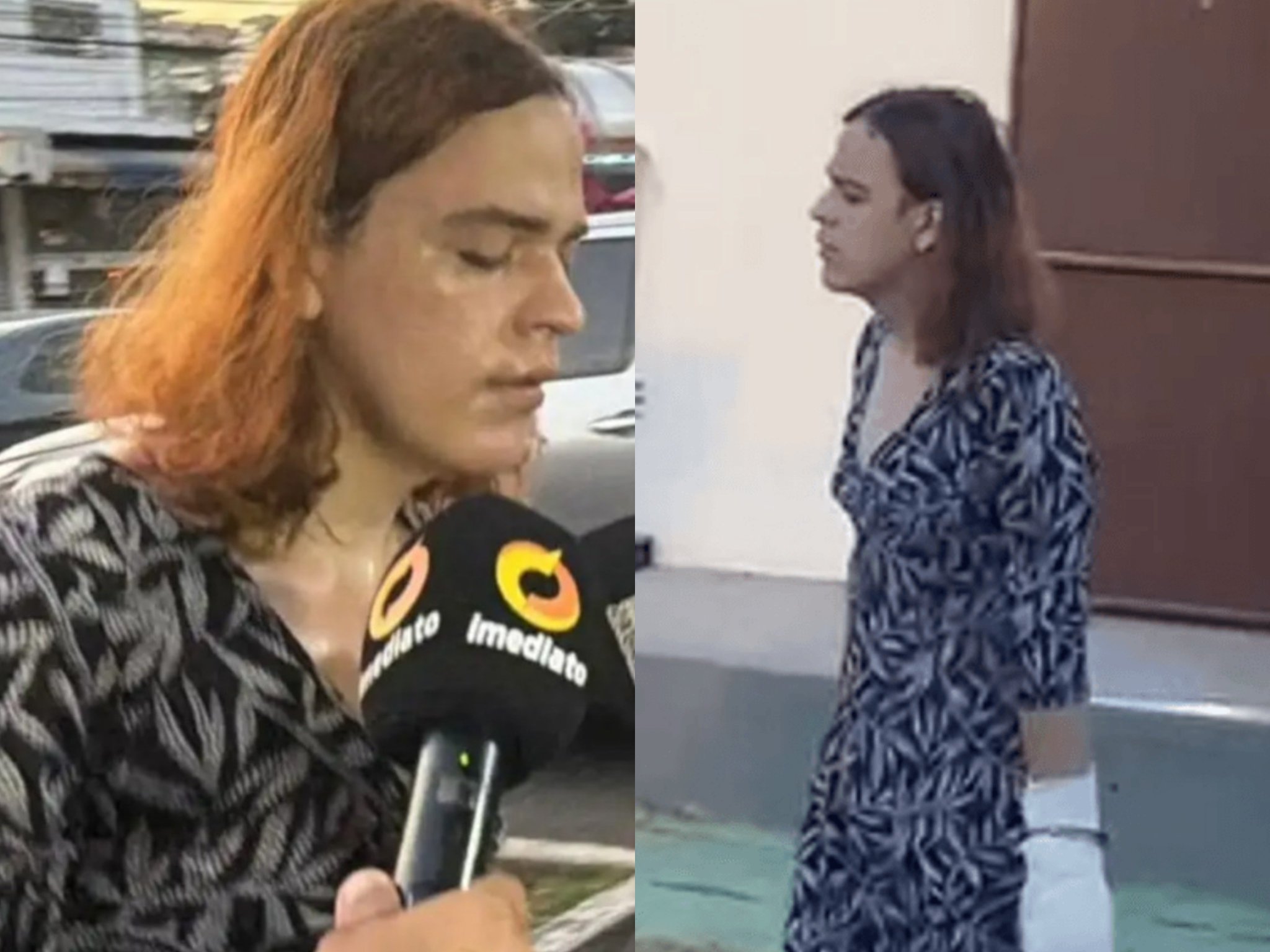 Image in @IfindRetards's post: Trans retard Aurora Naomi La Fey arrested in Brazil this week after allegedly biting off his stepd…
