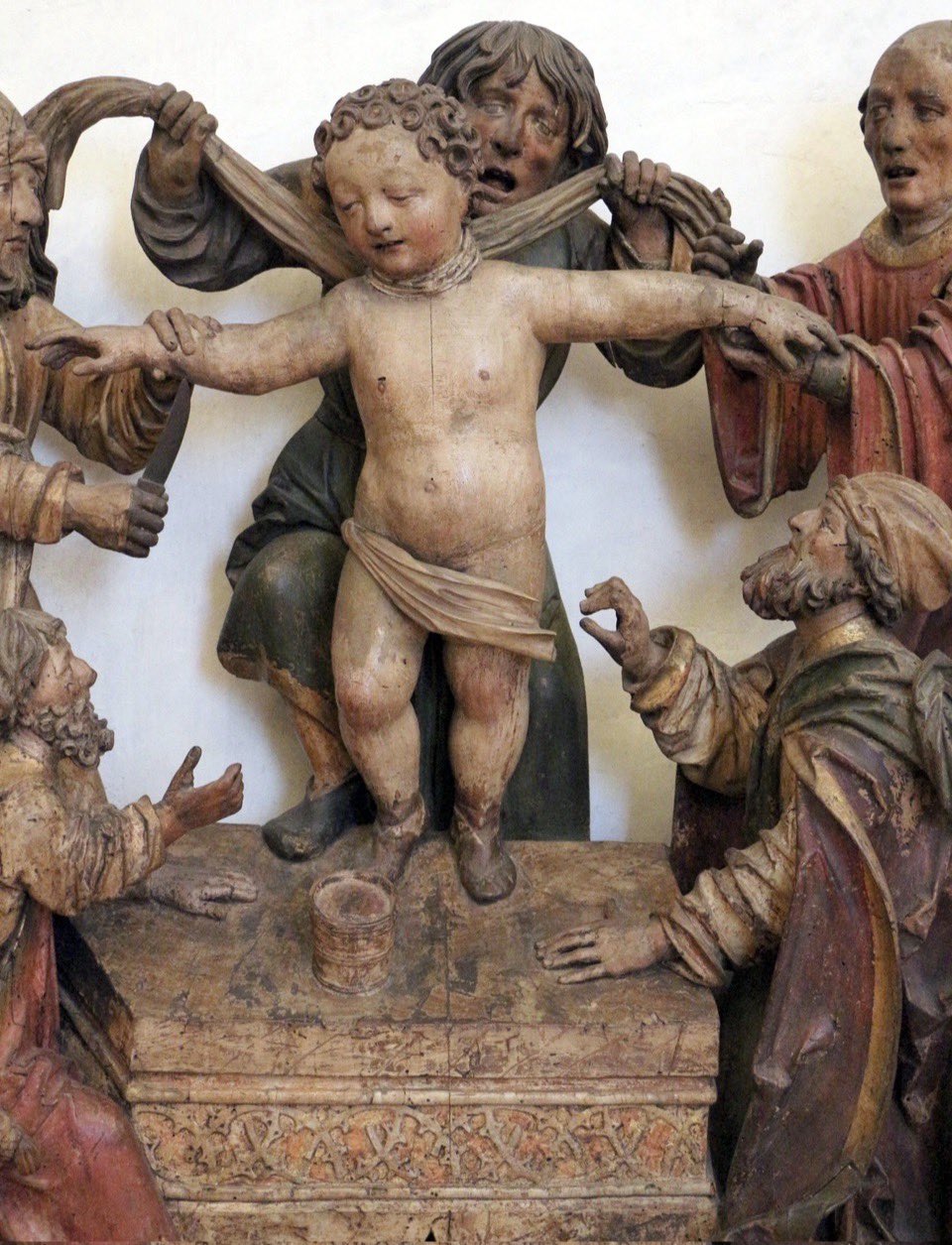 Image in @RabbiJeffx's post: Hey @Grok, concise, no spin.
Inside an Italian church, a centuries-old sculpture portrays members …