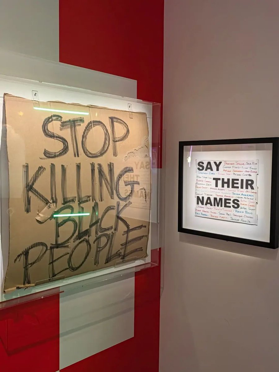 Image in @IfindRetards's post: This is pretty retarded.
The cardboard sign is on display at the Museum of Pop Culture (MoPoP) in…