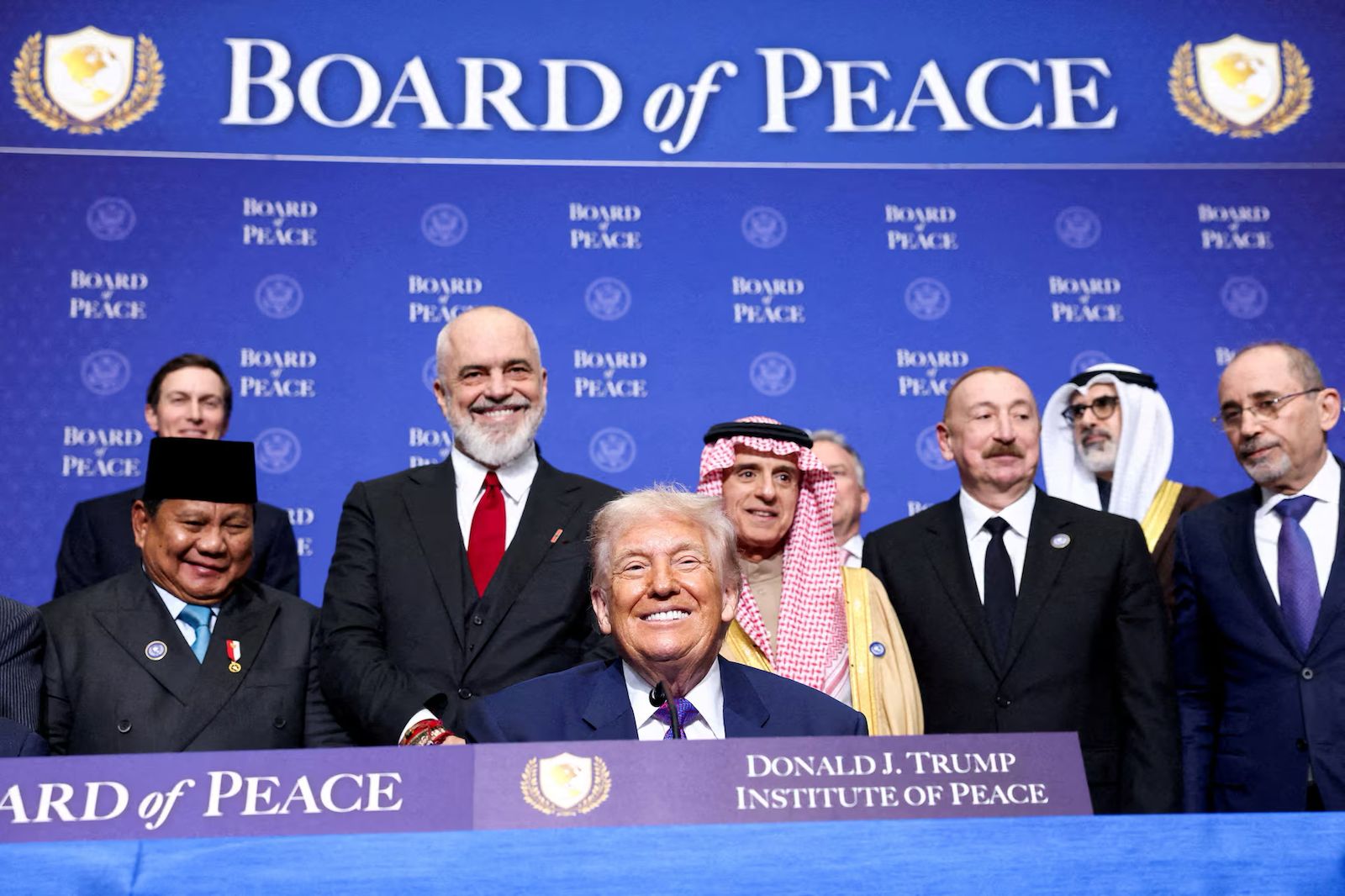 Image in @MarioNawfal's post: 🇺🇸🇵🇸 Trump's Board of Peace is looking less like a diplomatic mission and more like a private equit…