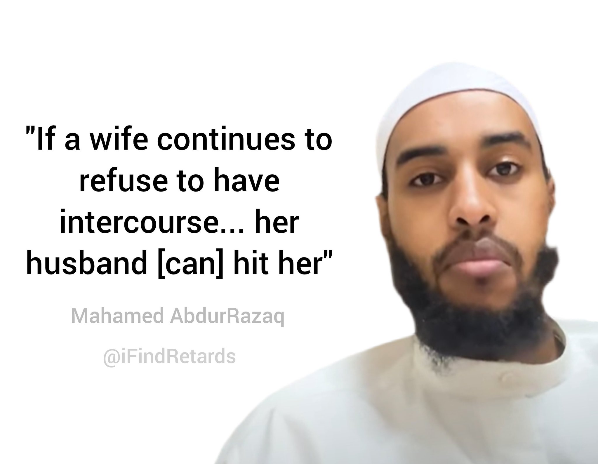 Image in @IfindRetards's post: Mahamed AbdurRazaq is a lecturer in Birmingham UK. These are the things he was caught telling his l…
