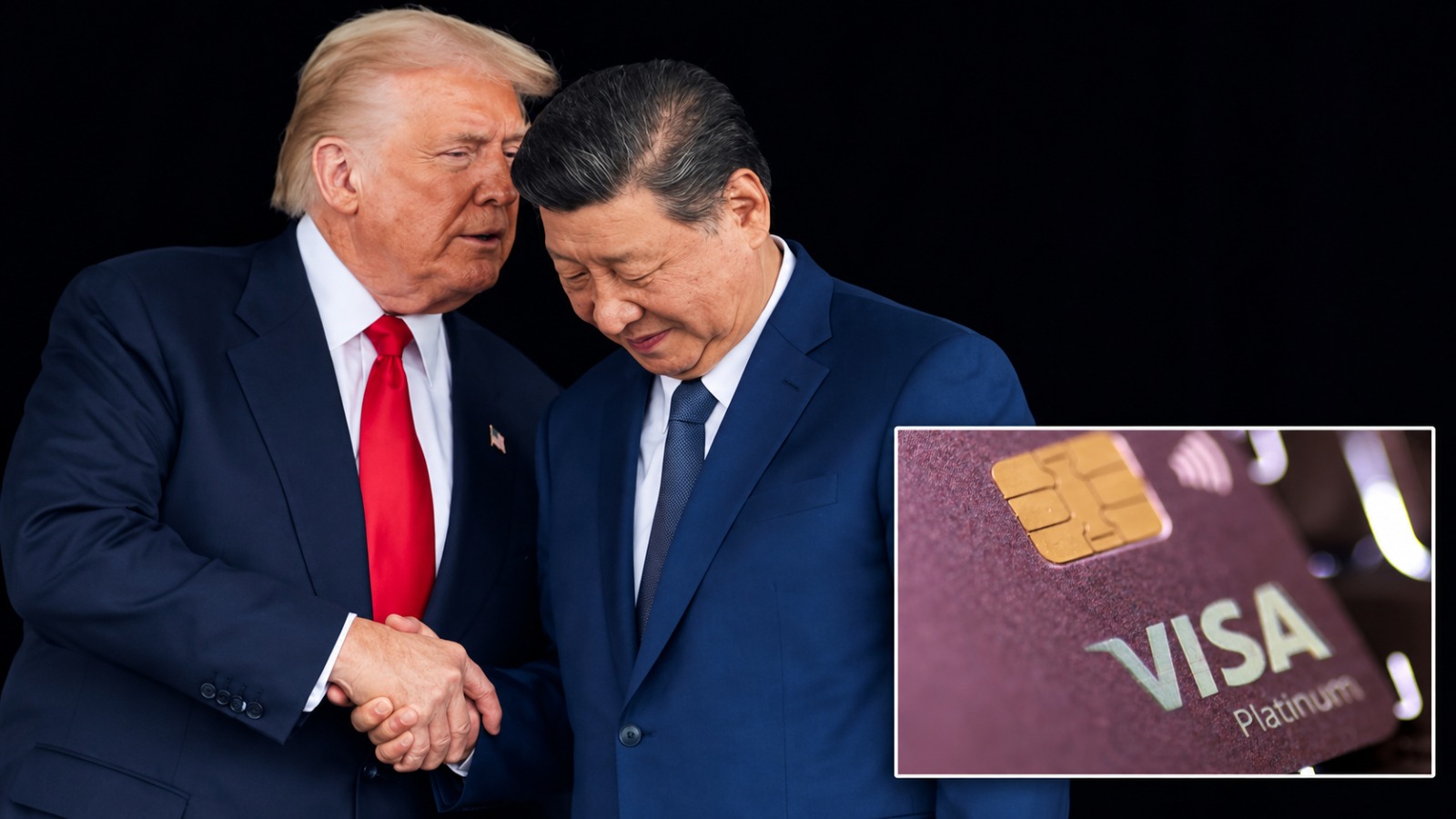 Image in @MarioNawfal's post: 🇺🇸🇨🇳 After 40 years of working with Chinese banks, Visa is finally getting a shot at processing pay…