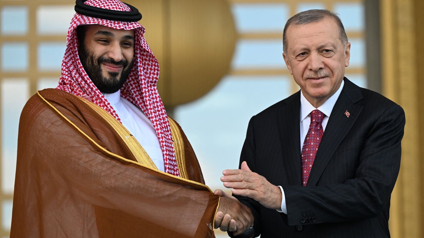 Image in @MarioNawfal's post: 🇹🇷🇸🇦 Erdoğan called Saudi Crown Prince Mohammed bin Salman following the Houthi attacks on Saudi Ar…