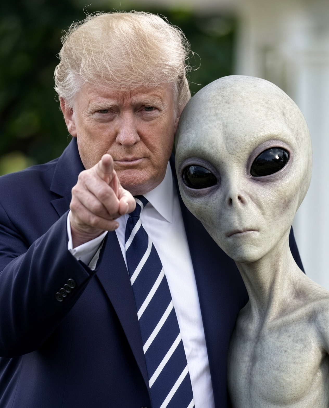 Image in @MarioNawfal's post: 👽 Forget the nuclear arms race. The U.S., China, and Russia could now be competing over who reveals…