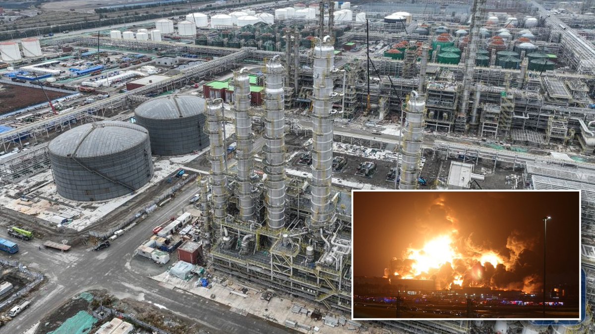 Image in @MarioNawfal's post: 🇸🇦🇨🇳 While Houthi missiles keep hitting Saudi oil sites at home, Aramco just shipped its first carg…