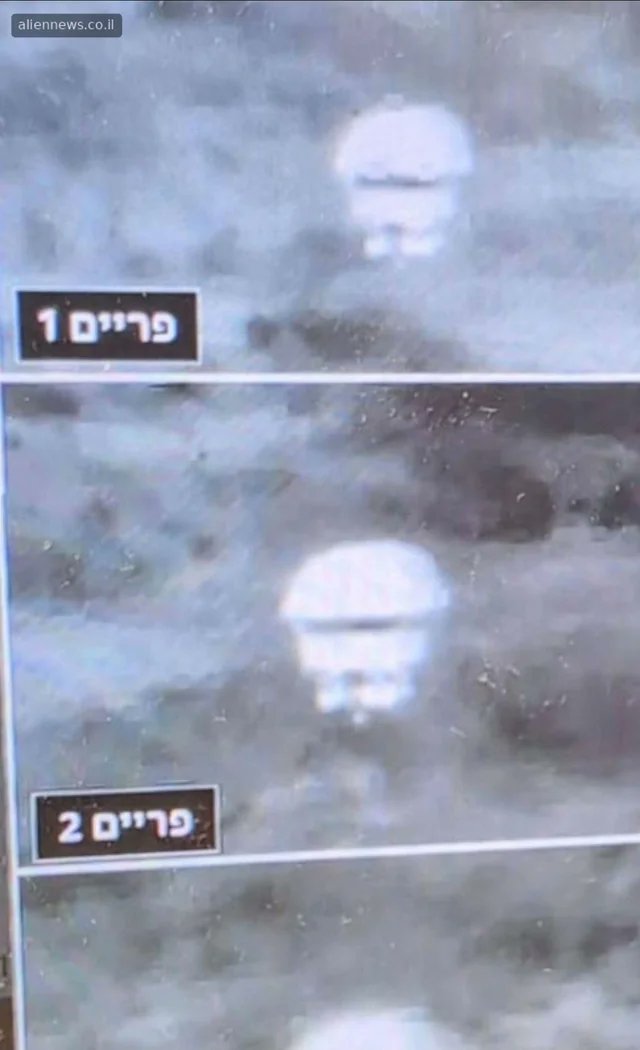 Image in @MarioNawfal's post: 🇮🇱 This "balloon" was spotted in Northern Israel over the weekend, and many are asking: is it of th…