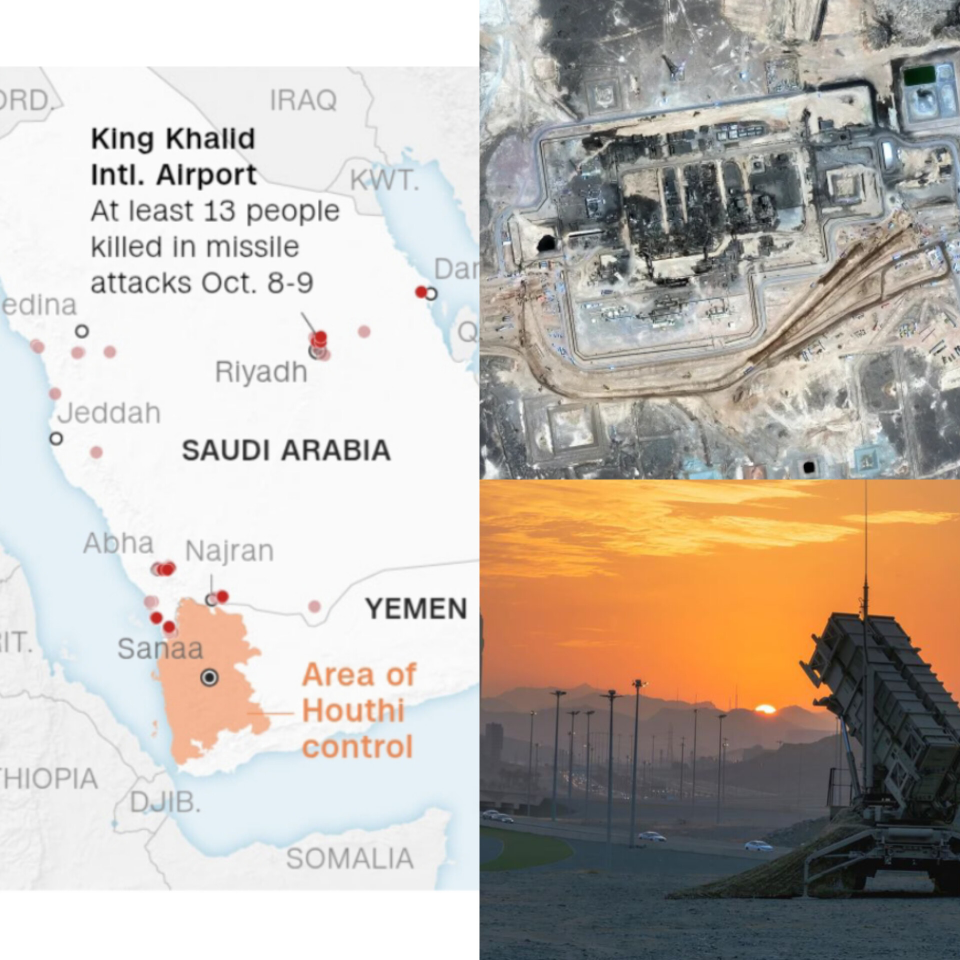 Image in @MarioNawfal's post: 🇸🇦🇾🇪 Despite spending $83 BILLION on defense last year, Houthi missiles are STILL hitting Saudi air…