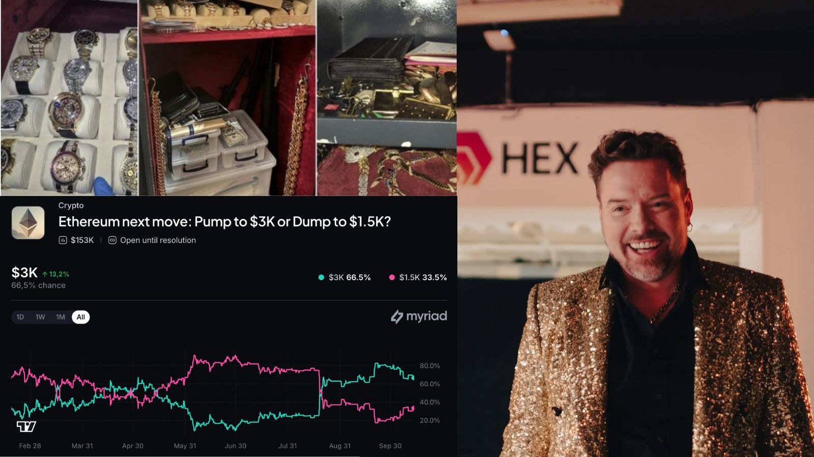 Image in @MarioNawfal's post: 🇺🇸🇹🇷🇫🇮 Hex crypto founder Richard Heart has reportedly been detained in Istanbul alongside his wife…