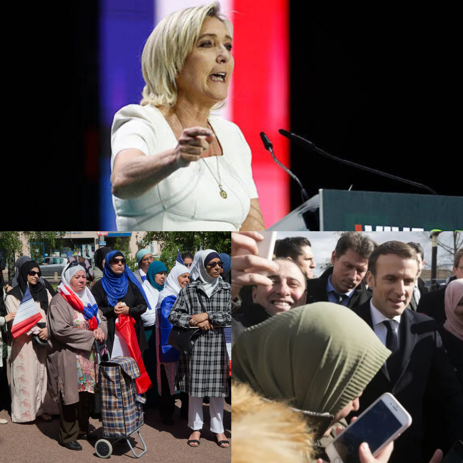 Image in @MarioNawfal's post: 🚨🇫🇷 Nearly HALF of French Muslims say they would consider LEAVING France if Le Pen becomes presiden…