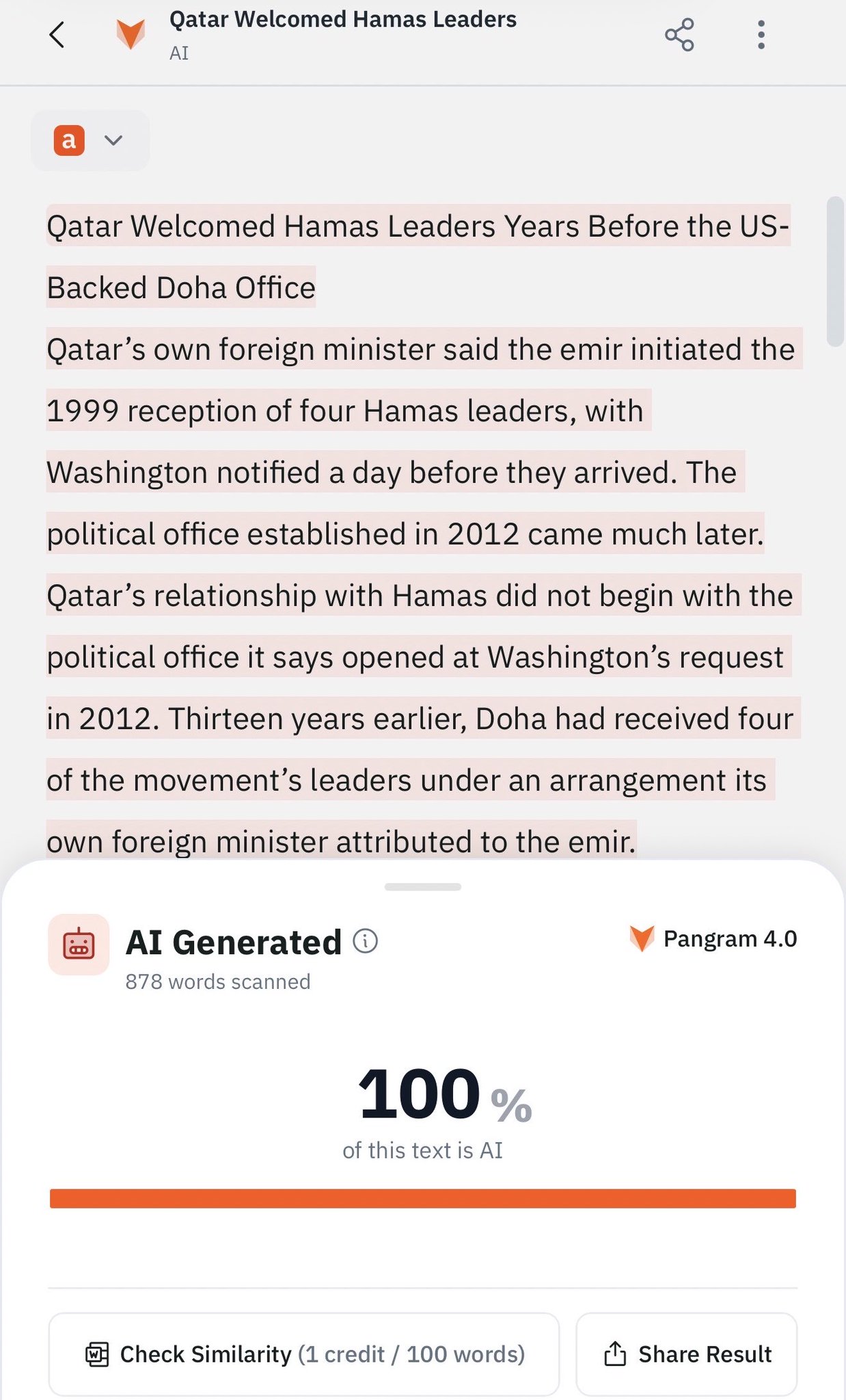 Image in @Wallface's post: Bro, stop flooding this platform with AI-generated articles. 😂 https://t.co/PXIvPudAWR