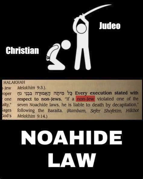 Image in @TaroWheel's reply: @sneako Noahide Laws explicitly call for the death of all Christians. https://t.co/6i2CoZNx9o