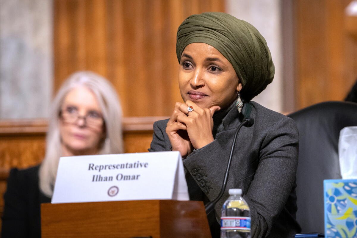 Image in @MarioNawfal's post: 🚨🇺🇸 Federal agents took Ilhan Omar's passport, and the goal is to strip her citizenship and deport …