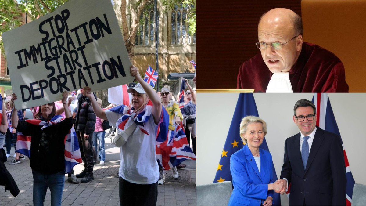 Image in @MarioNawfal's post: 🇬🇧🇪🇺 Brussels is DEMANDING the UK accept EU court oversight and pay a fee, in exchange for help tac…