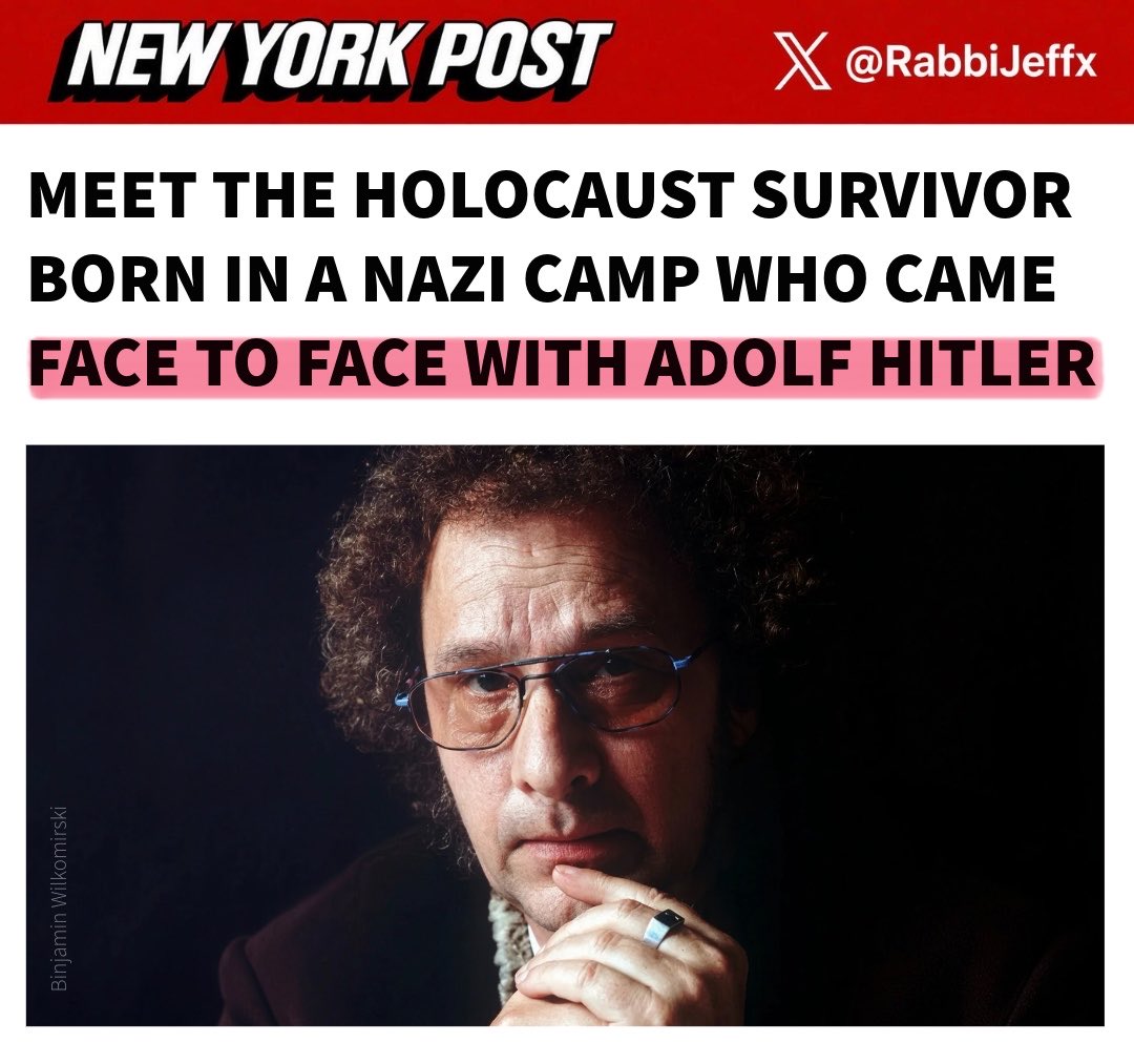 Image in @RabbiJeffx's post: This Jewish man 𝗙𝗔𝗞𝗘𝗗 the whole story, 𝗡𝗘𝗩𝗘𝗥 entered a camp, and 𝗙𝗜𝗡𝗔𝗡𝗖𝗜𝗔𝗟𝗟𝗬 𝗣𝗥𝗢𝗙𝗜𝗧𝗘𝗗 from his lies…