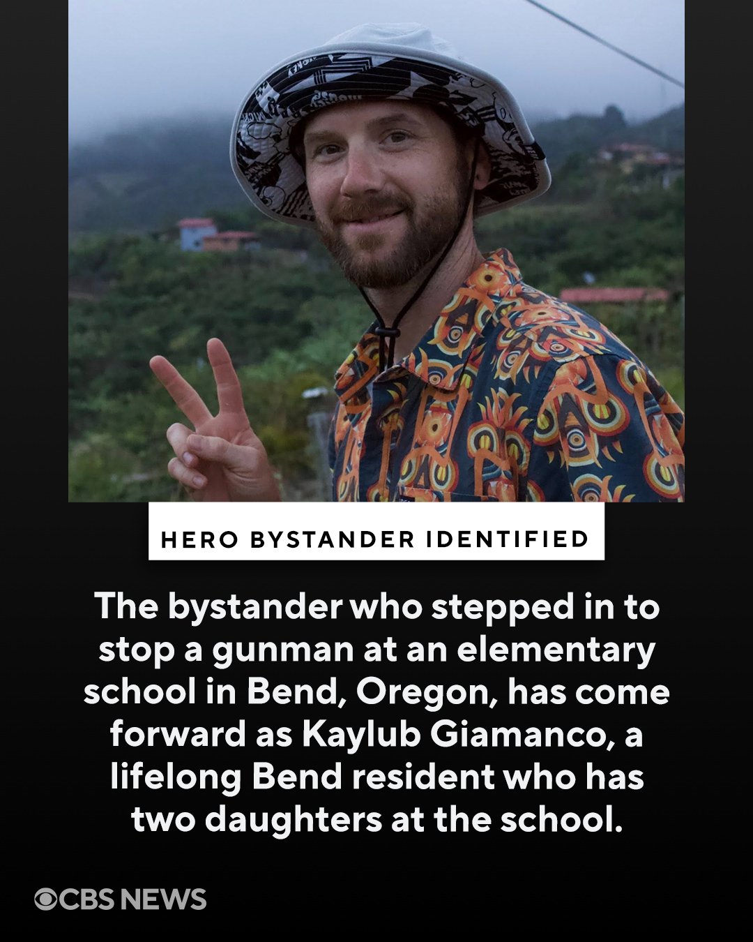 Image in @MarioNawfal's post: 🇺🇸HERO FATHER who thwarted gunman at Silver Rail Elementary School named as Kaylub Giamanco
The 36…