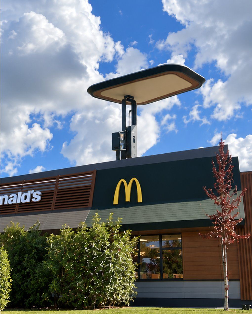 Image in @MarioNawfal's post: 🇫🇷 McDonald’s France aiming high for the Tesla Roadster 🔥
Hovering for 20 nuggets?
Ba-da-ba-ba-ba…