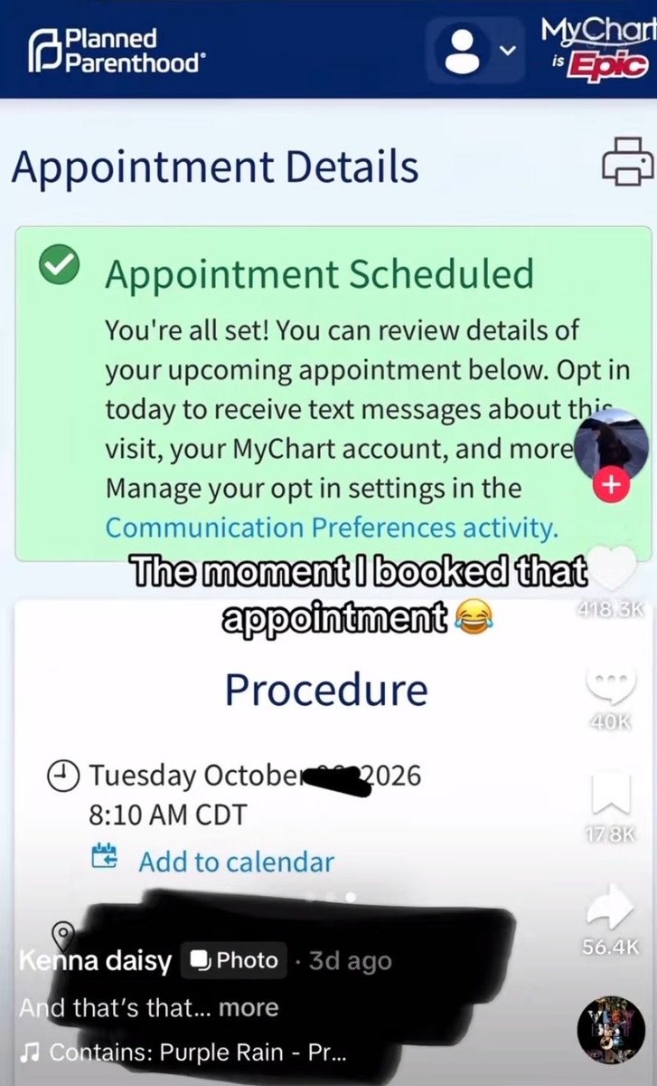 Image in @MarioNawfal's post: She gleefully claimed she scheduled an ABORTION after finding out it's a BOY and got over 400,000 L…