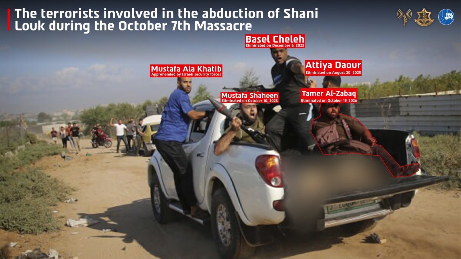 Image in @MarioNawfal's post: 🇮🇱🇵🇸 The IDF says it killed one of the Hamas operatives involved in abducting Shani Louk on October…