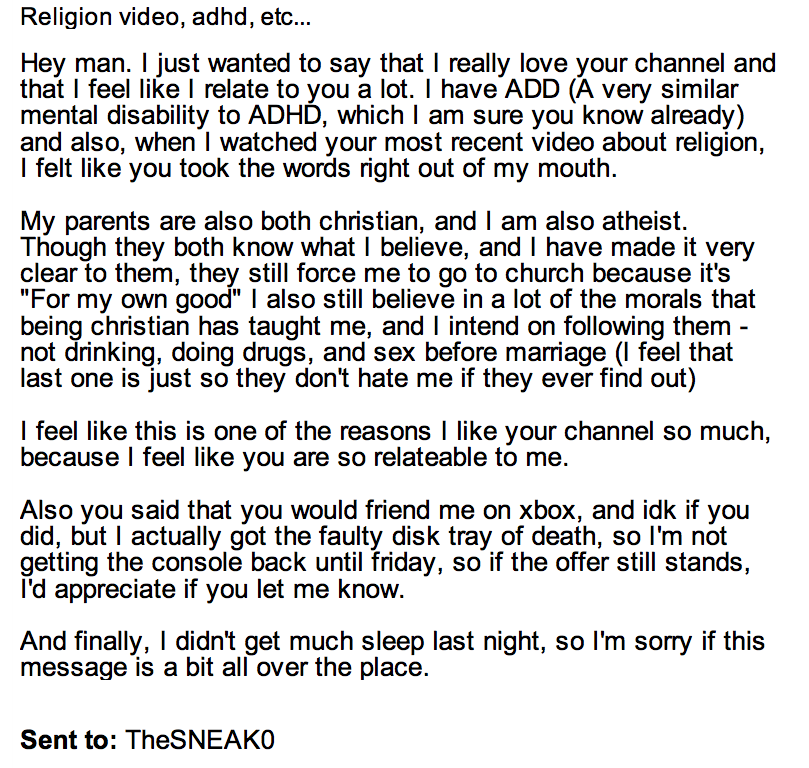 Image in @sneako's post: This is why I make videos http://t.co/1wJyQM40aY