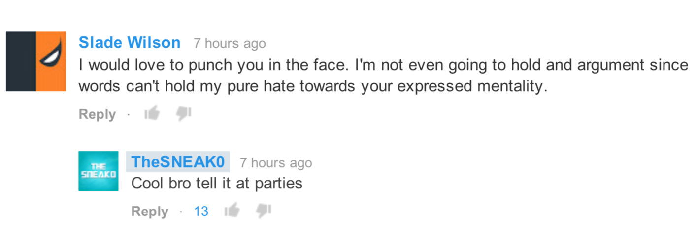 Image in @sneako's post: Best way to get people to shut the fuck up http://t.co/ASOCXdmIBX