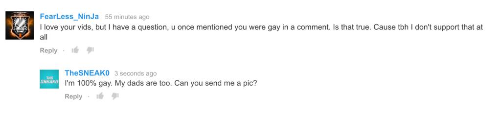 Image in @sneako's post: Go in my comment section and make him as uncomfortable as possible. http://t.co/RLou9fOF88