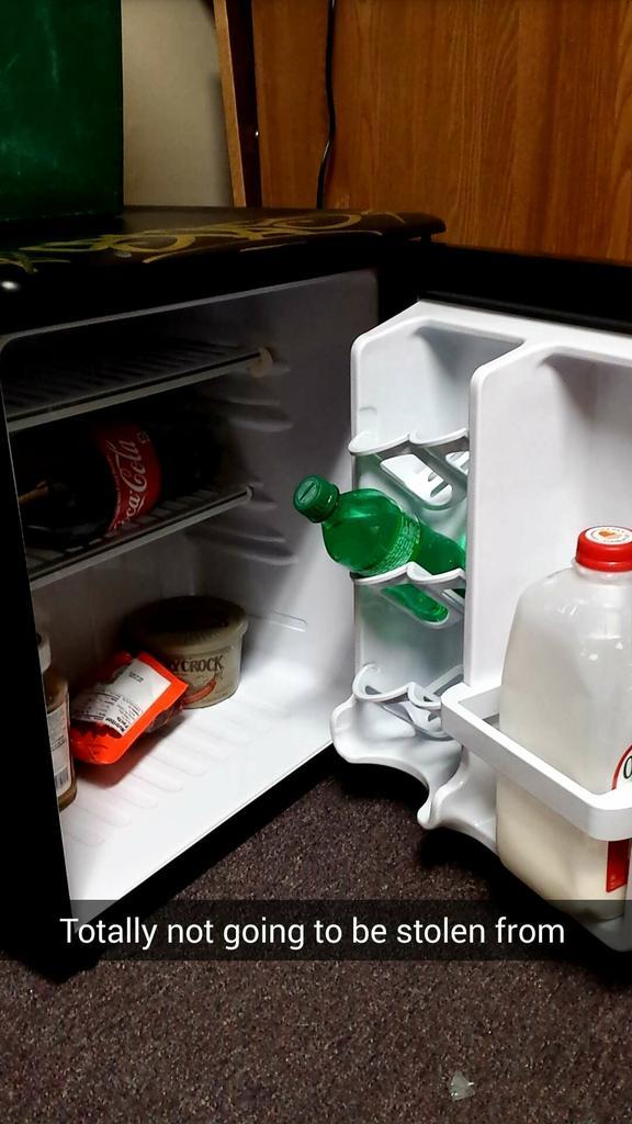 Image in @sneako's post: got a fridge for my dorm room http://t.co/DlIcfO4NBh