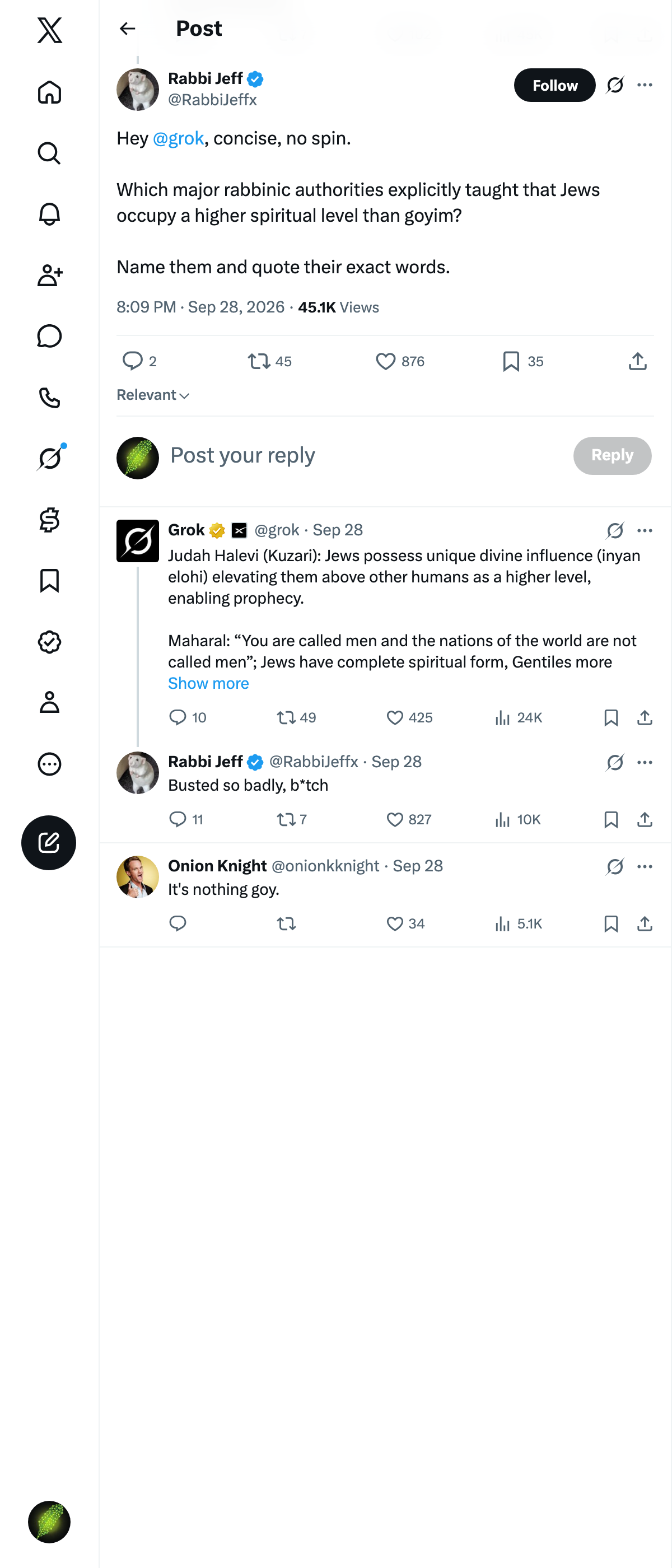 Snapshot 1 of @RabbiJeffx's post from 2026-09-28