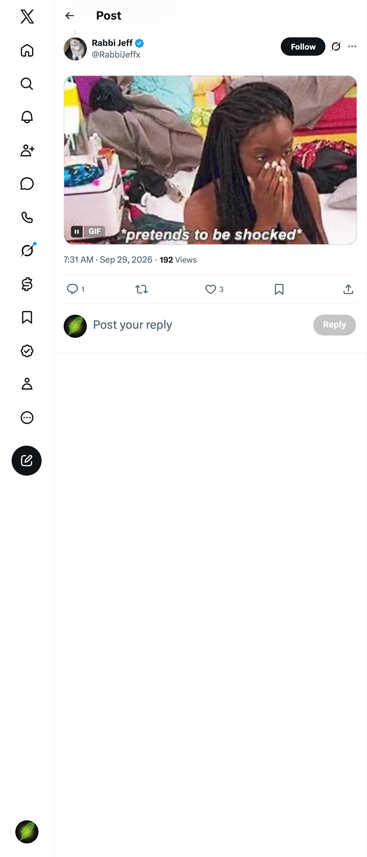 Snapshot 1 of @RabbiJeffx's post from 2026-09-29