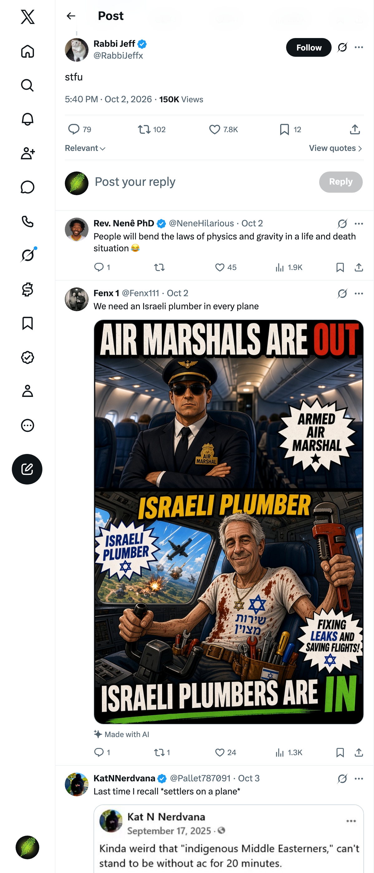 Snapshot 1 of @RabbiJeffx's post from 2026-10-02