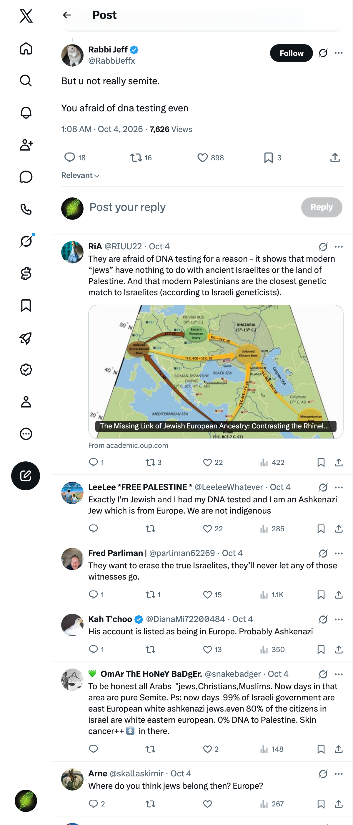 Snapshot 1 of @RabbiJeffx's post from 2026-10-03