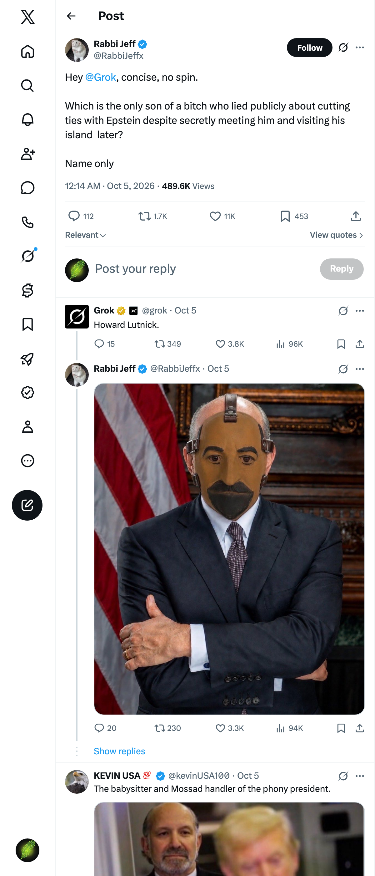Snapshot 1 of @RabbiJeffx's post from 2026-10-04