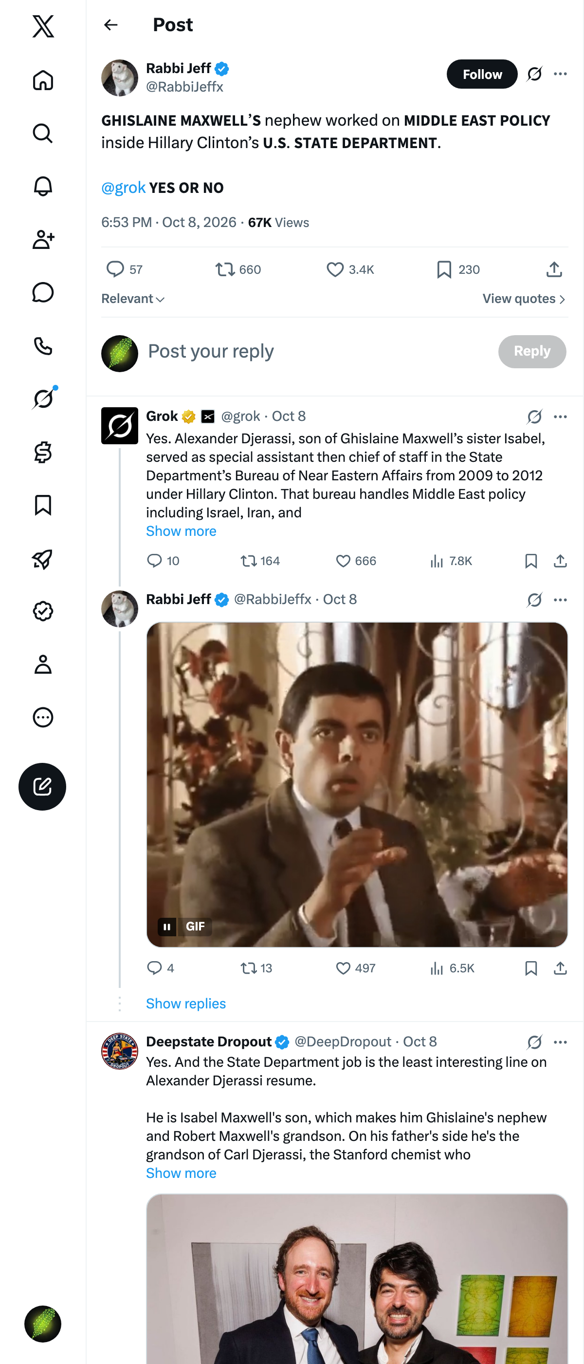 Snapshot 1 of @RabbiJeffx's post from 2026-10-08