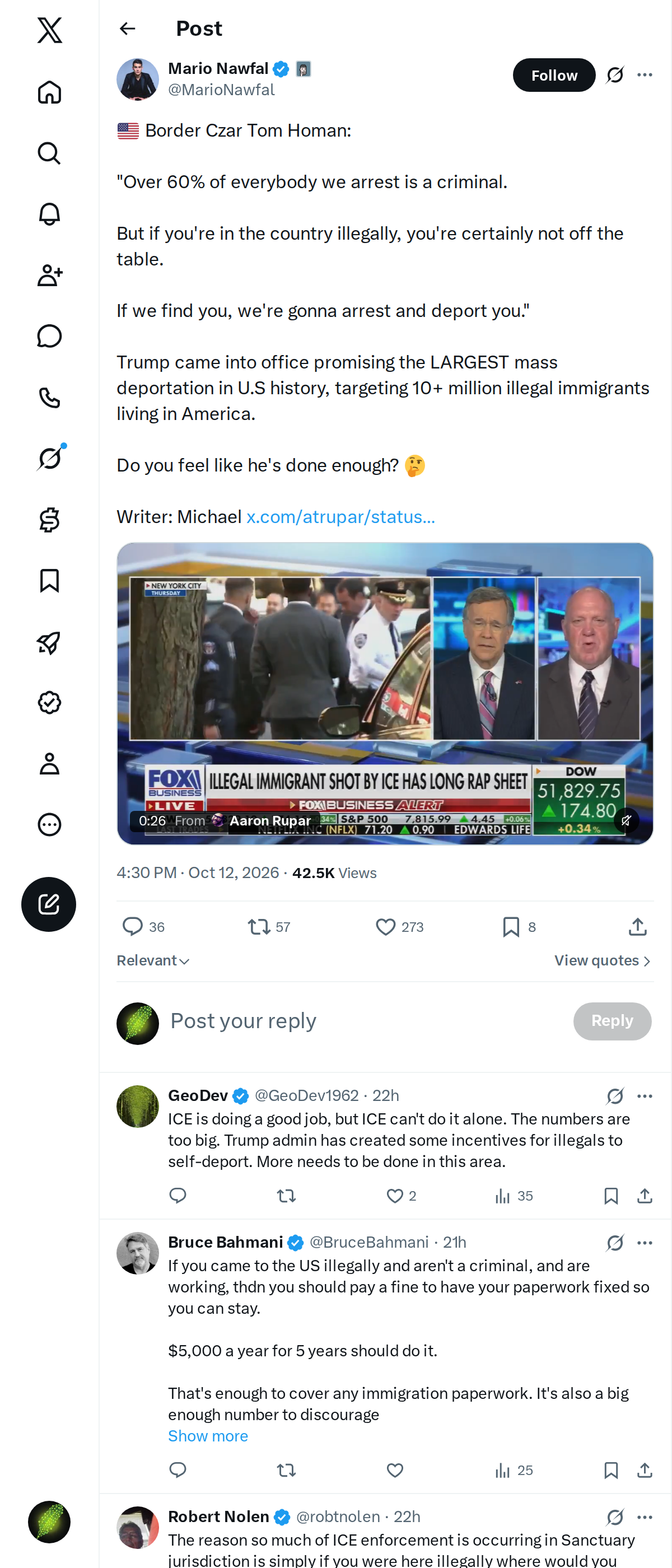 Snapshot 2 of @MarioNawfal's post from 2026-10-12
