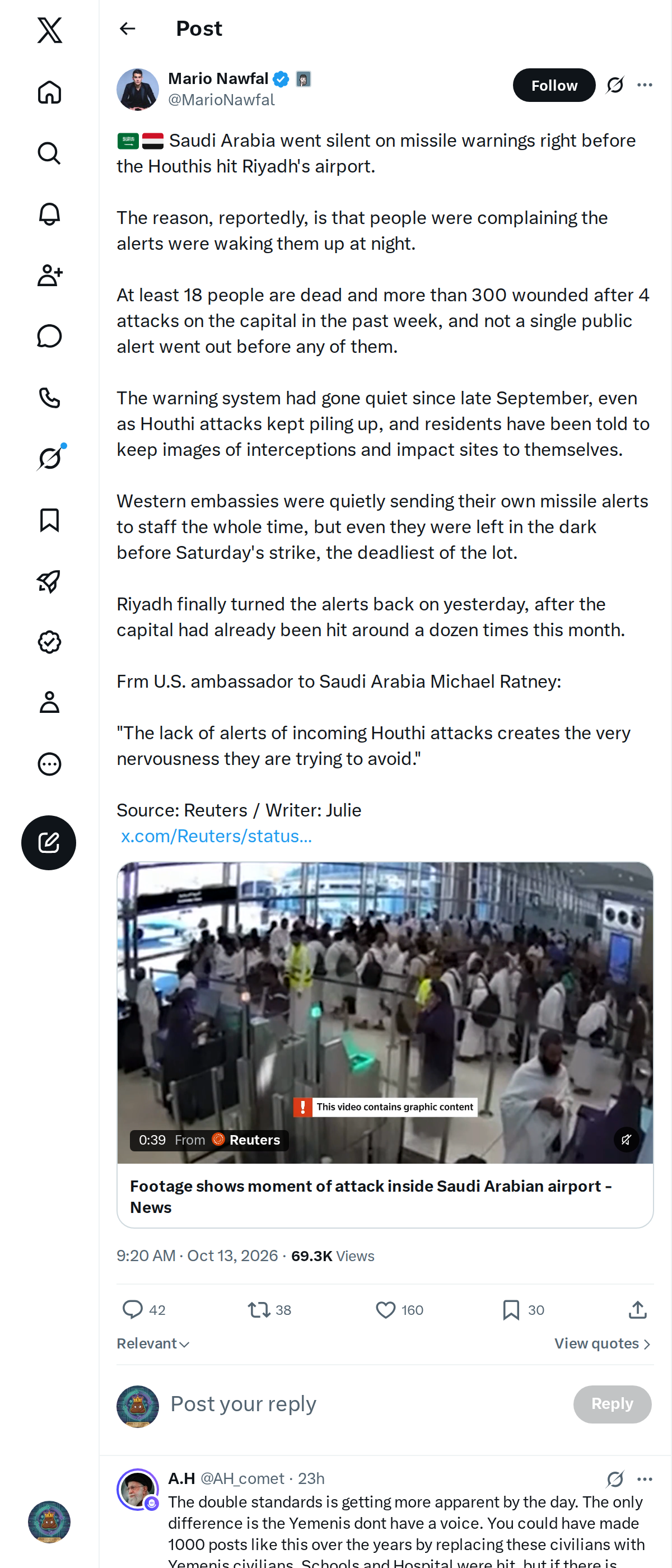 Snapshot 2 of @MarioNawfal's post from 2026-10-13