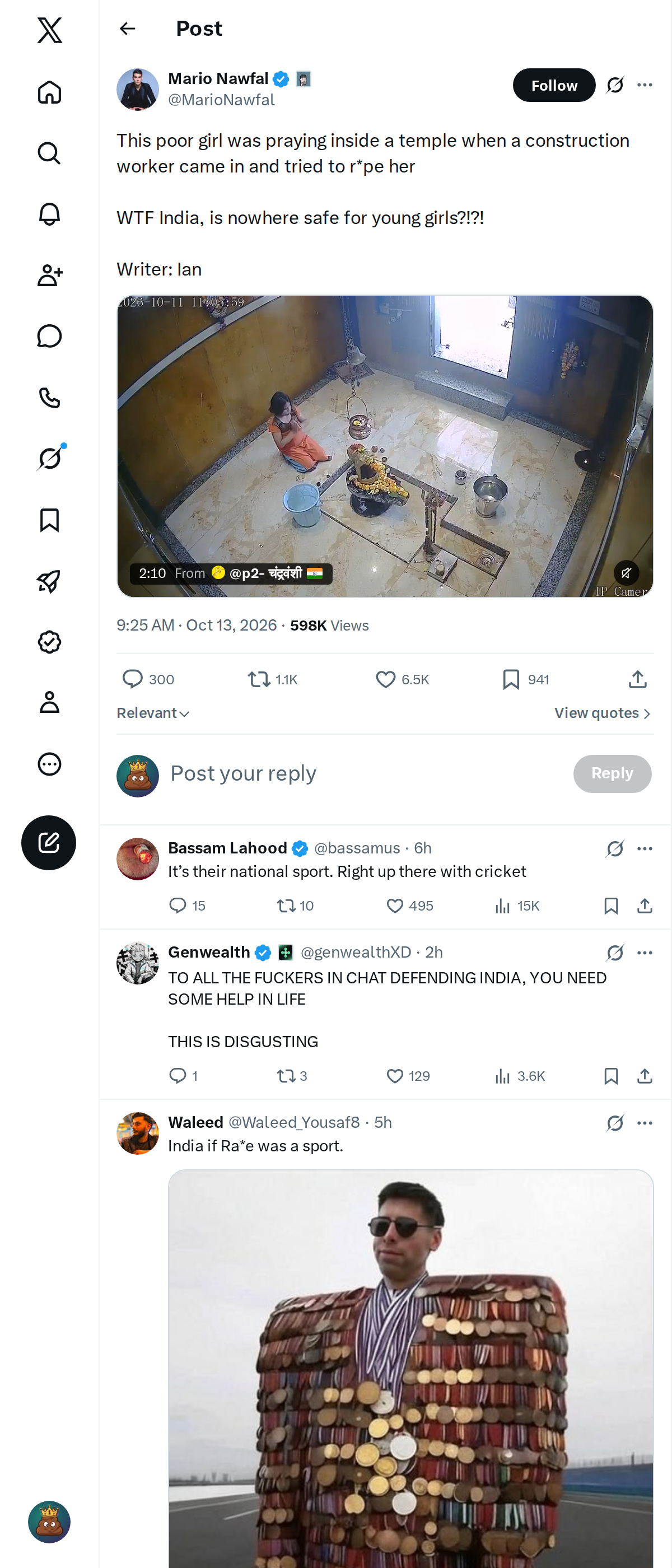 Snapshot 1 of @MarioNawfal's post from 2026-10-13